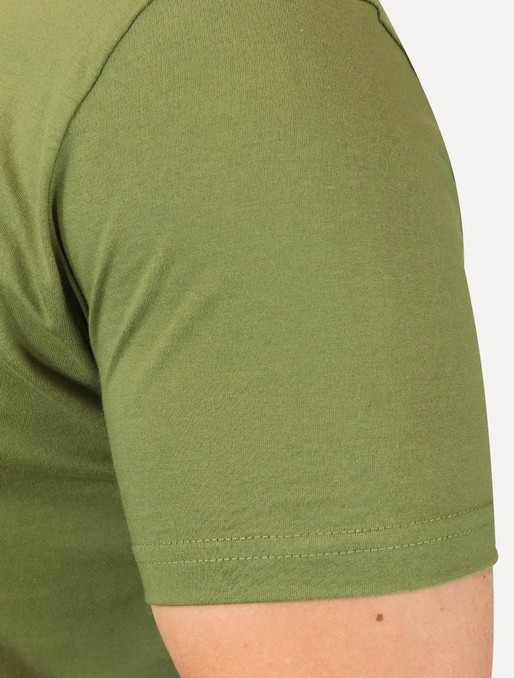Camiseta King & Joe Masculina Good Day Logo Peito Verde Oliva