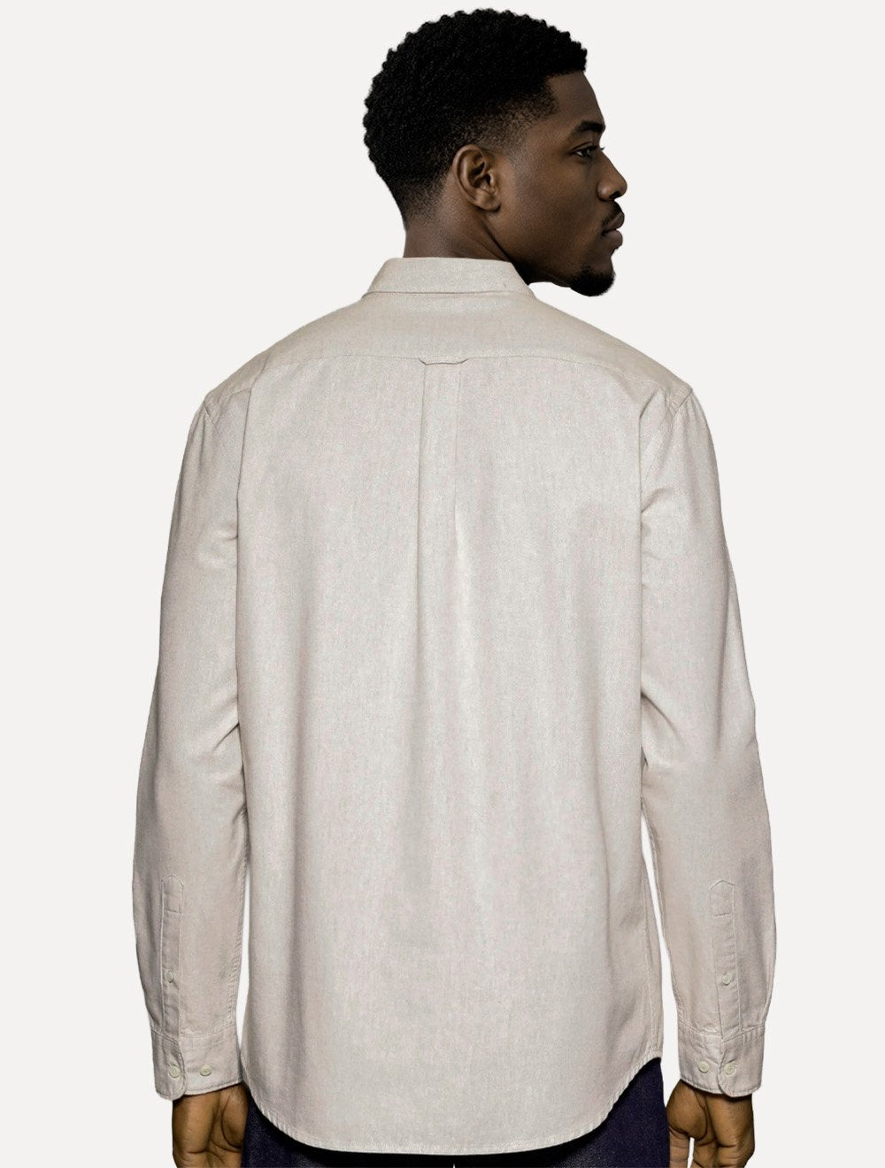 Camisa Aramis Masculina Slim Oxford Planalto Caquí Médio