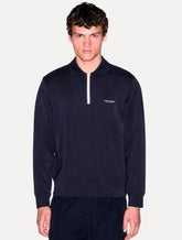 Casaco Moletom Armani Exchange Masculina Subtle Chest Azul Marinho
