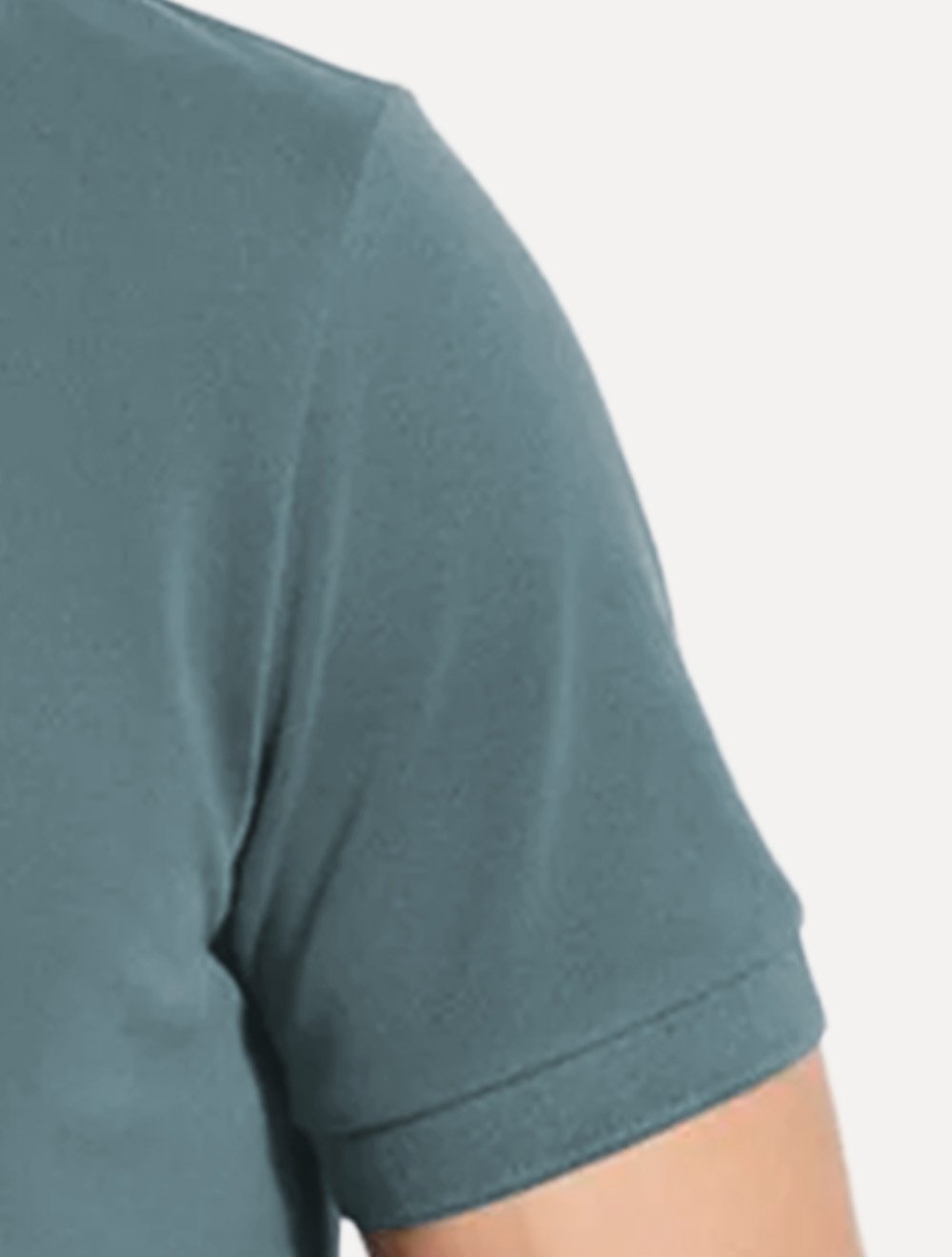 Polo Guess Masculina Piquet Chest Embroidery Logo Azul Médio