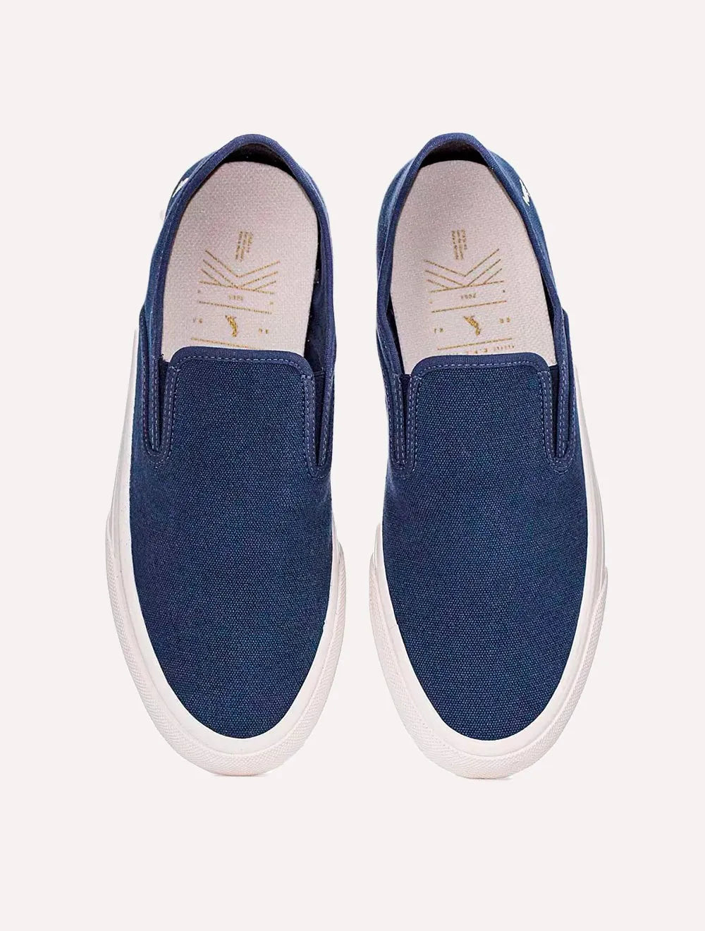 Tênis Reserva Masculino Slip On Mobi Azul Escuro Mescla