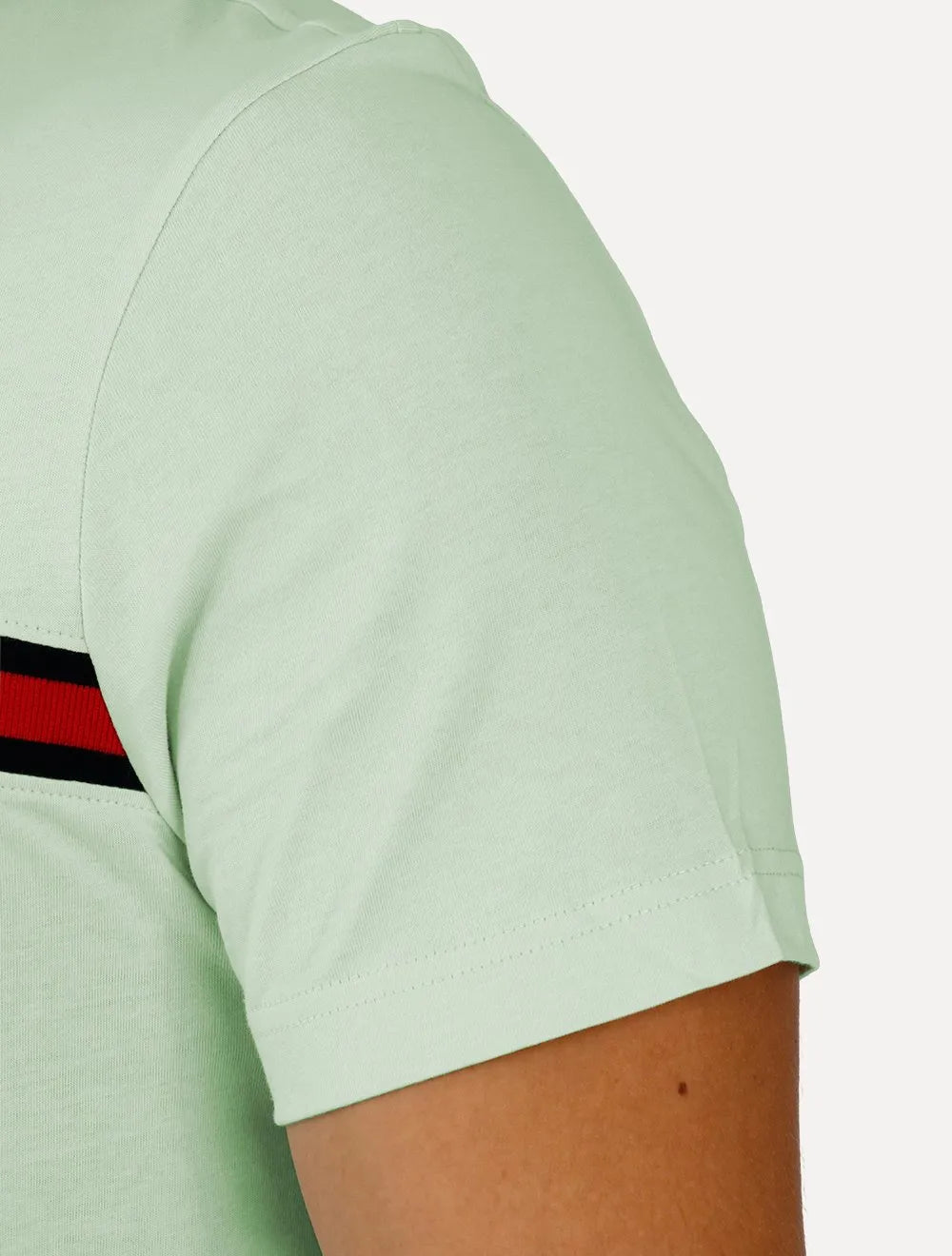 Camiseta Tommy Hilfiger Masculina Chest Insert Logo Verde Claro