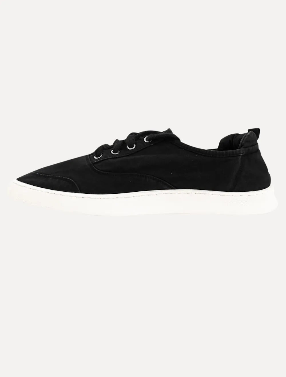 Tênis Nautica Masculino Denim Sailboat Logo Preto