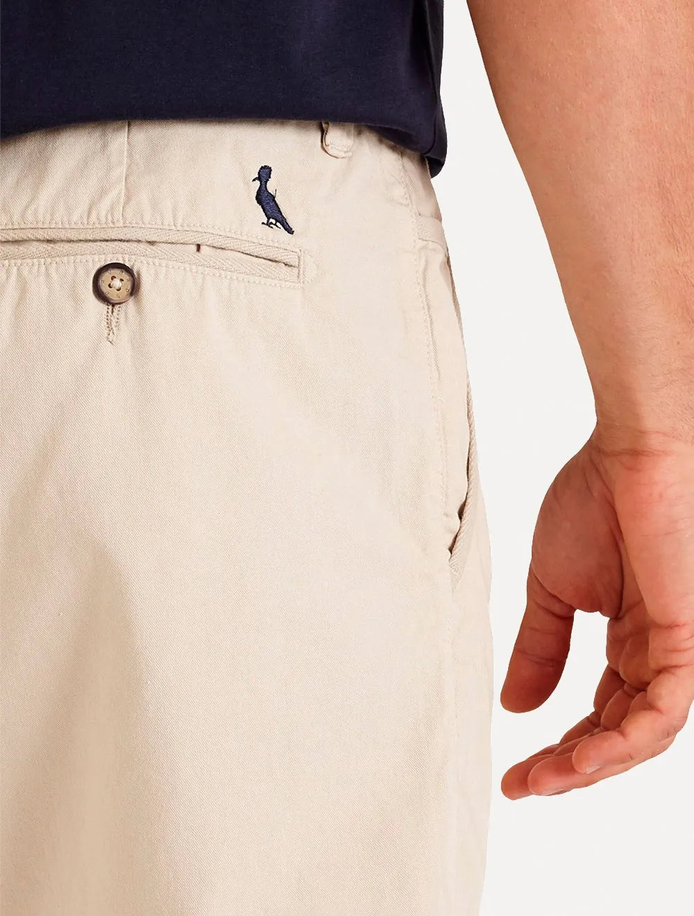 Bermuda Reserva Masculina de Sarja Casual Iron Areia