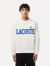 Moletom Lacoste Masculino Crewneck Classic College Branco