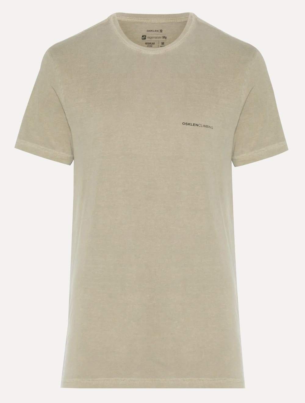 Camiseta Osklen Masculina Regular Stone Climbing Wall Verde