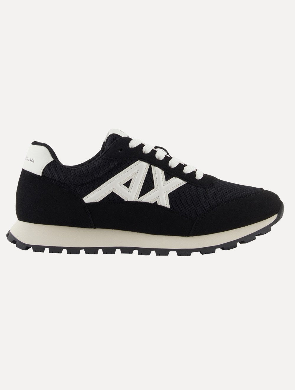 Tênis Armani Exchange Masculino Contrastantes AX Logo Preto