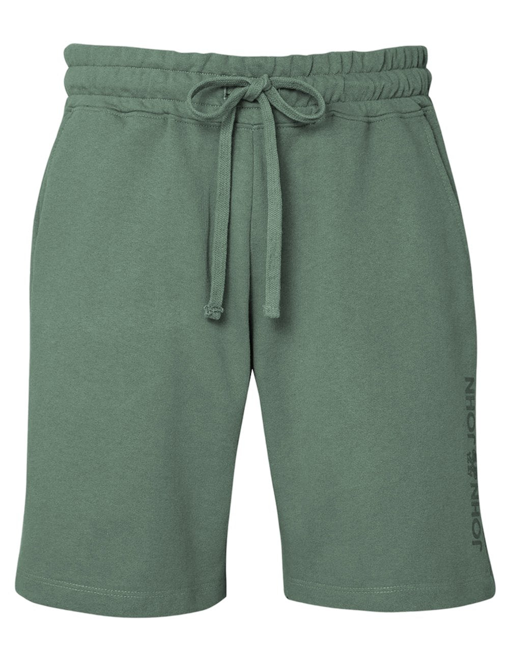 Bermuda John John Masculina Moletom New Basic Print Verde