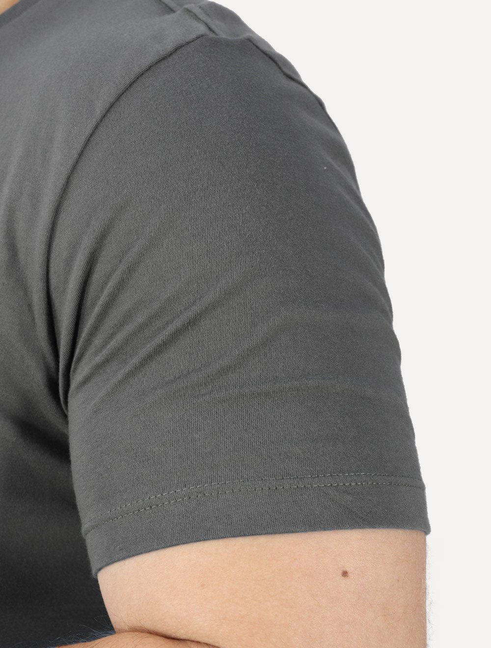 Camiseta Guess Masculina Silk Logo Scratchs Grafite