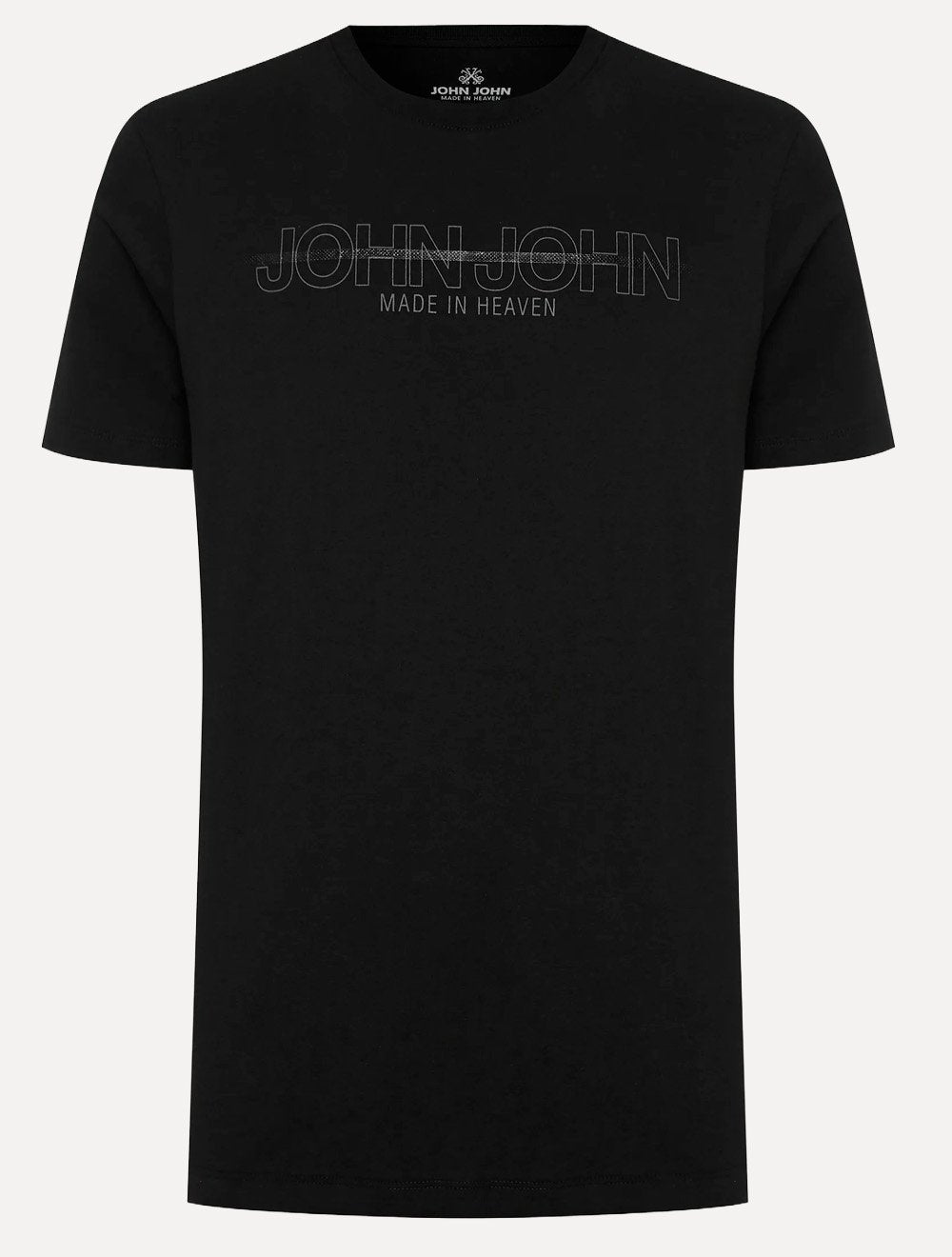 Camiseta John John Masculina Classic Fit Star Preto