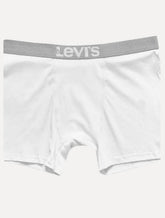 Cueca Levis Boxer Brief Gray Branca Pack 2UN