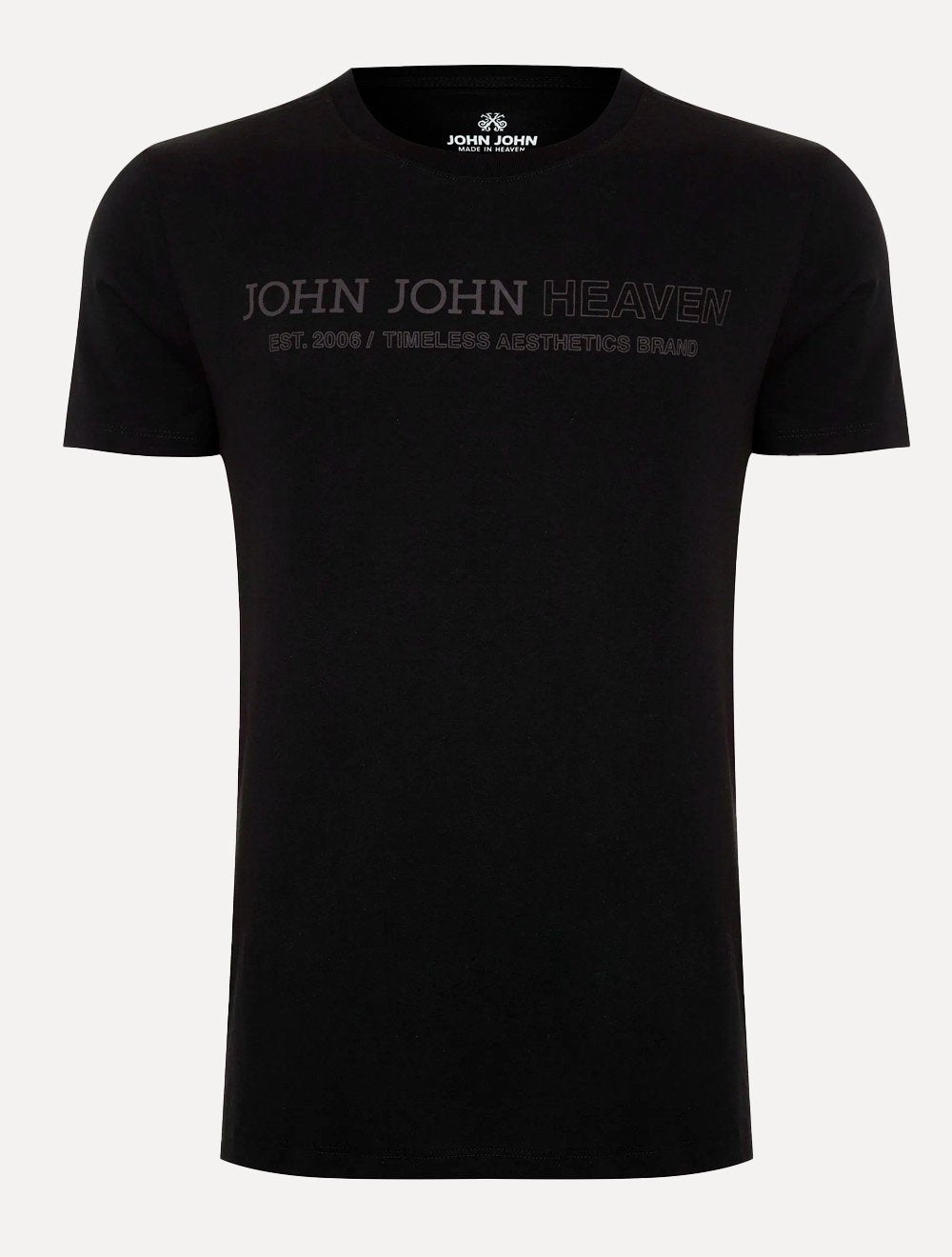 Camiseta John John Masculina Slim Fit United Preta