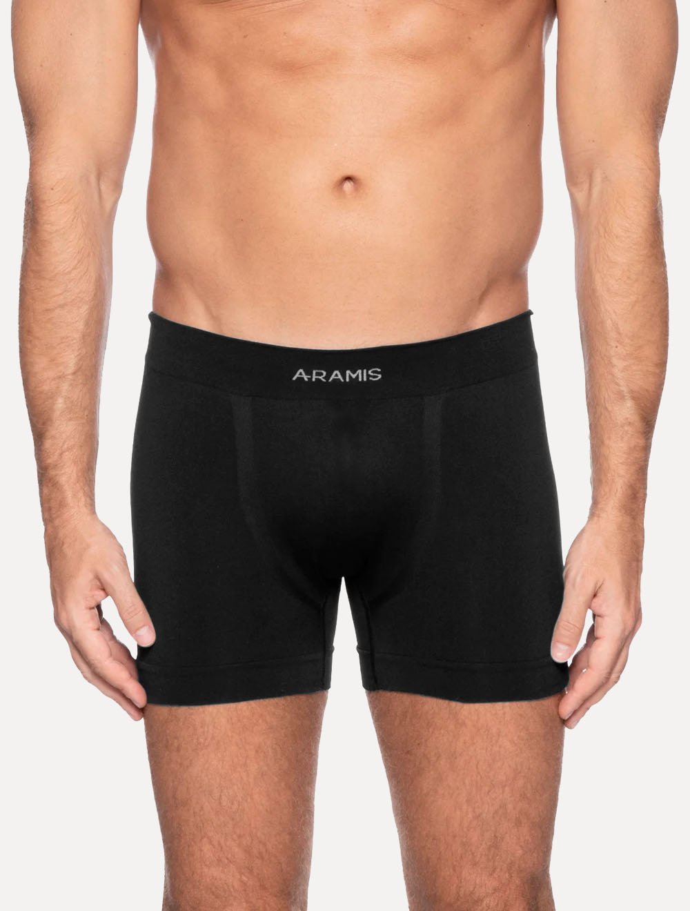 Cuecas Aramis Boxer Sem Costuras Pretas Pack 3UN