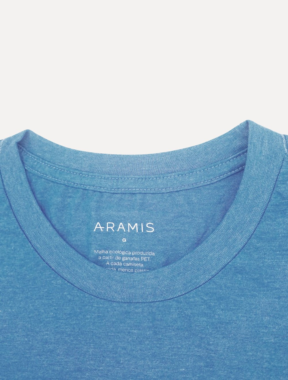 Camiseta Aramis Masculina Eco Lisa Azul Royal Mescla