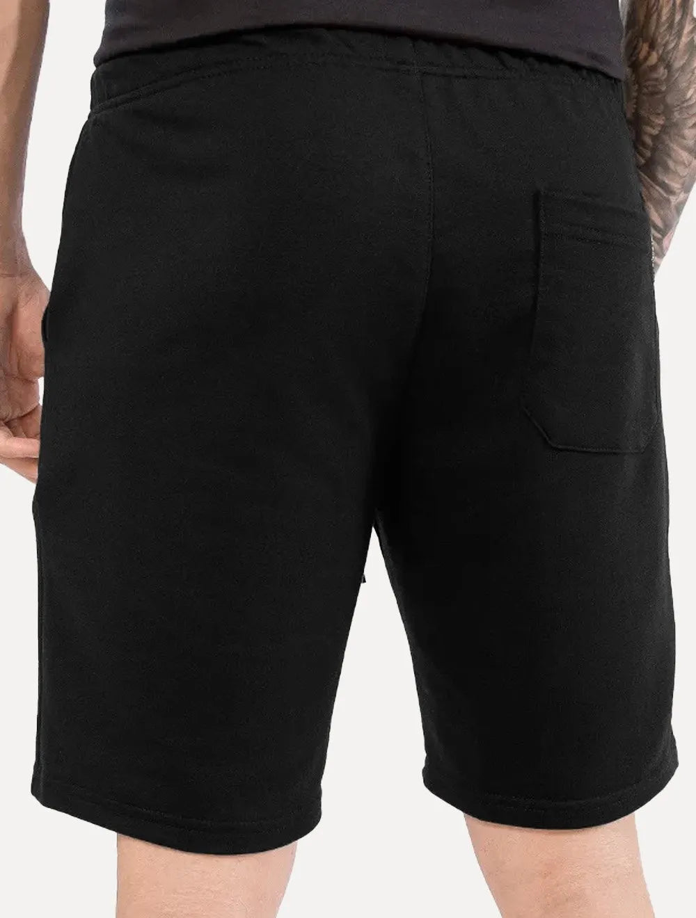 Bermuda King & Joe Masculina Moletom Comfort Logo Rubber Preta
