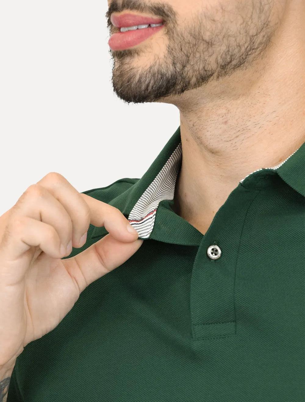 Polo Tommy Hilfiger Masculina Regular Piquet 1985 Verde Escuro