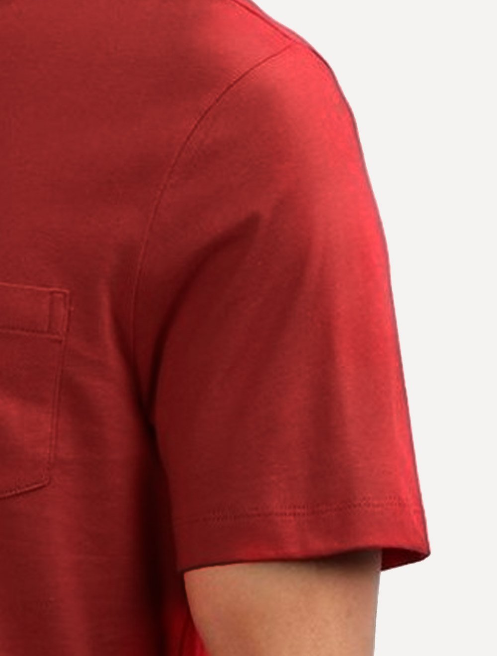 Camiseta Tommy Jeans Masculina Regular Pocket Vermelha