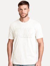 Camiseta John John Masculina Regular Fit Track Brand Branca