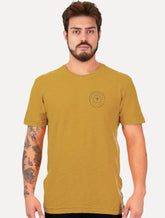 Camiseta Osklen Masculina Slim Rough Surfing Hand Amarela