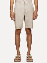 Bermuda Aramis Masculina Chino Soft Color Pinpoint Cáqui Mescla