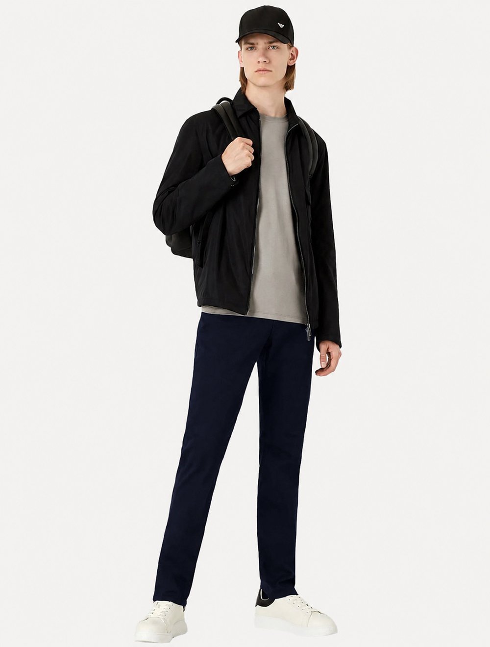 Calça Jeans Emporio Armani Masculina J06 Slim Fit Essential Azul Escuro
