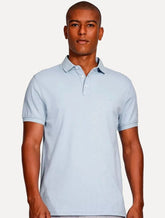 Polo Aramis Masculina Regular Basic Piquet Azul Claro