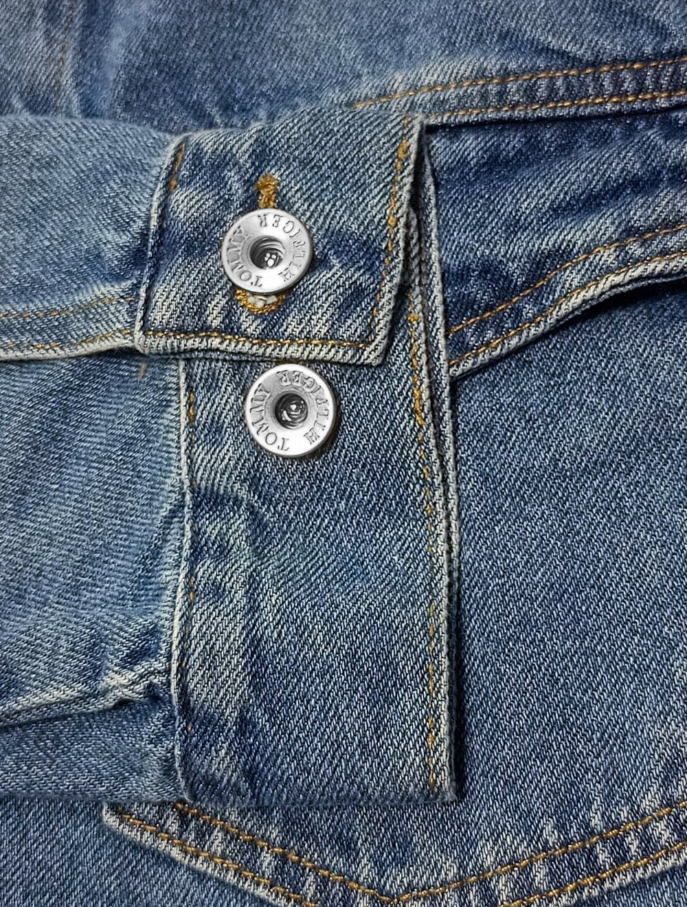 Jaqueta Tommy Hilfiger Masculina Jeans Regular Trucker Calva Blue Azul