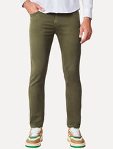 Calça Reserva Jeans Masculina Skinny Color Five Pockets Verde Militar