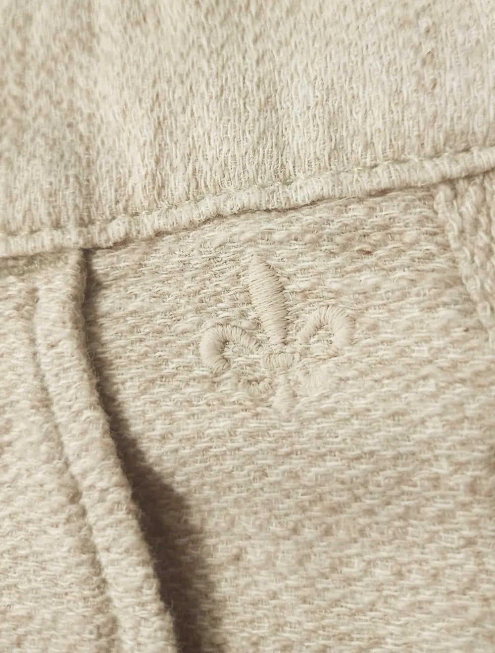 Calça Dudalina Masculina Sarja Slim Chino Cáqui Claro Mescla