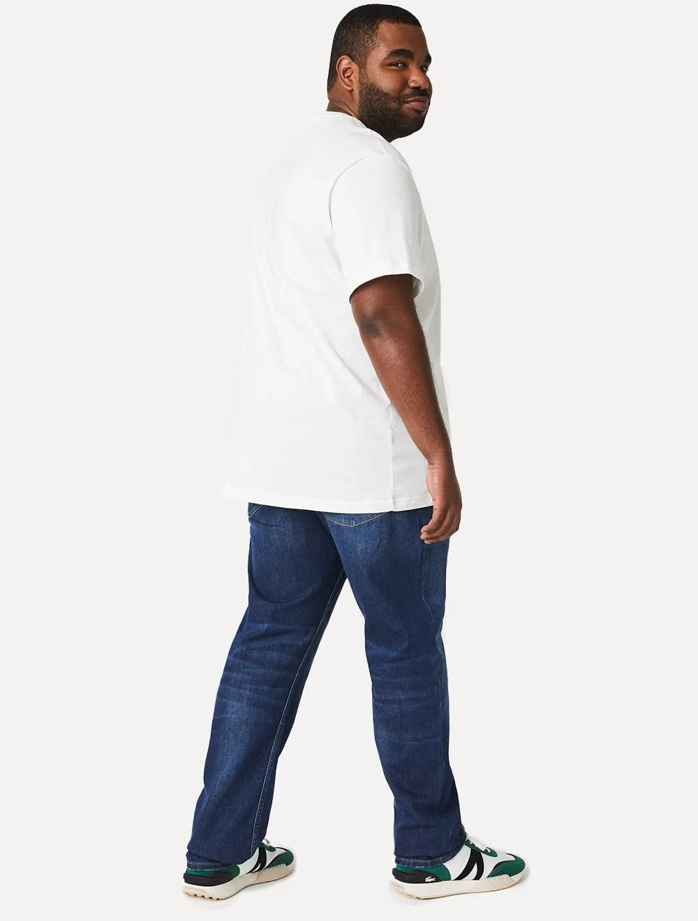 Calça Lacoste Masculina Jeans Classic Slim Fit Azul