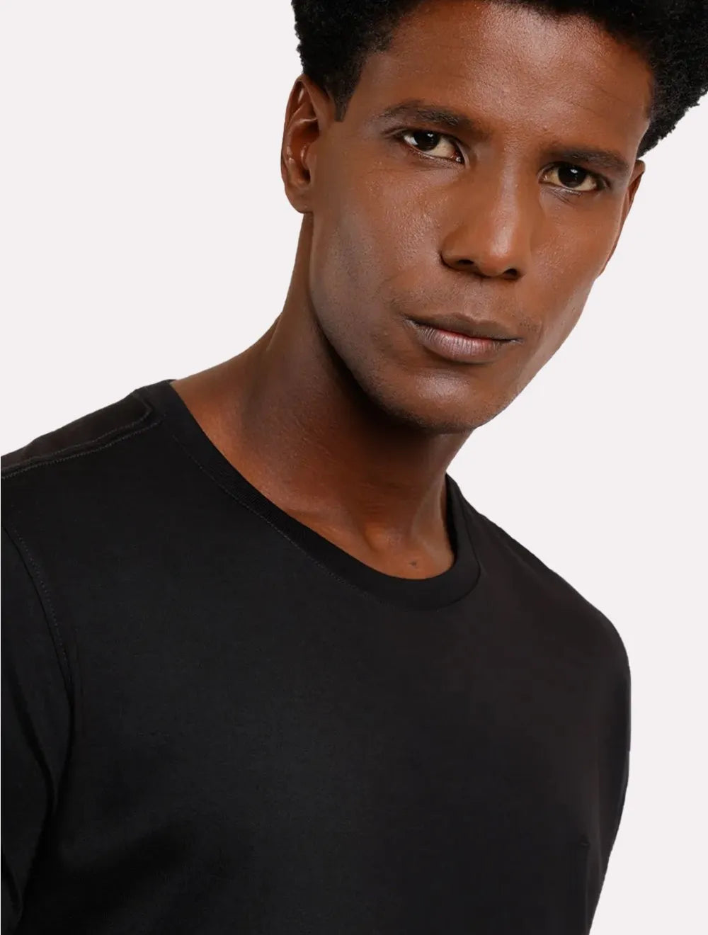 Camiseta Aramis Masculina Jersey Algodão Pima Surton Preta