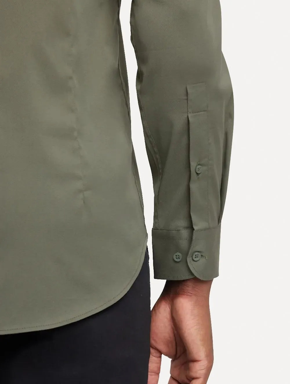 Camisa Aramis Masculina Cosmo Stretch Algodão Poliamida Verde Sálvia