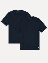 Kit Camisetas Empório Armani Masculina C-Neck Azul Marinho