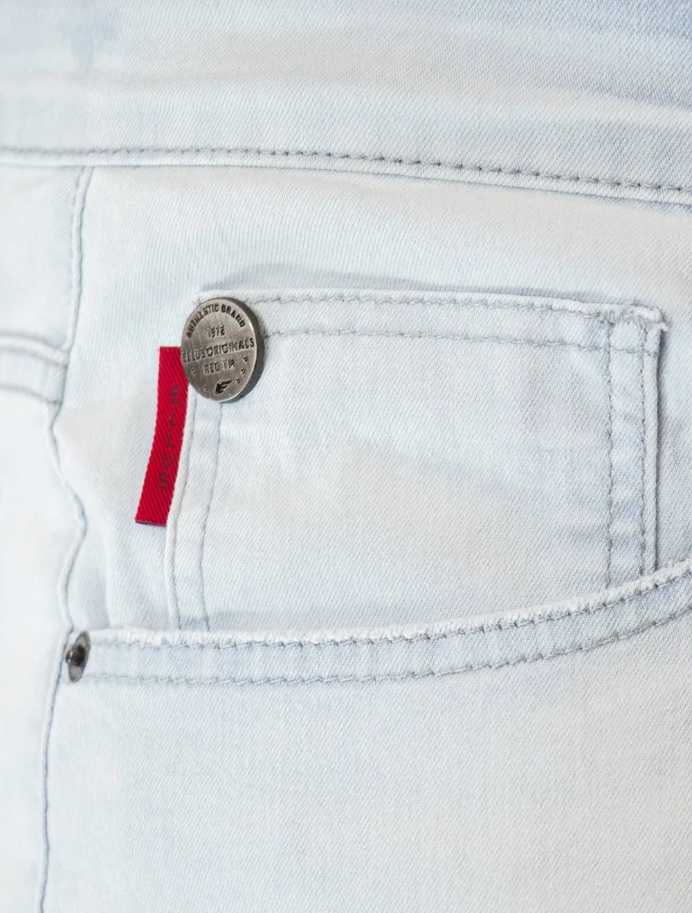 Bermuda Ellus Jeans Masculina First Light Blue Zetex Clara