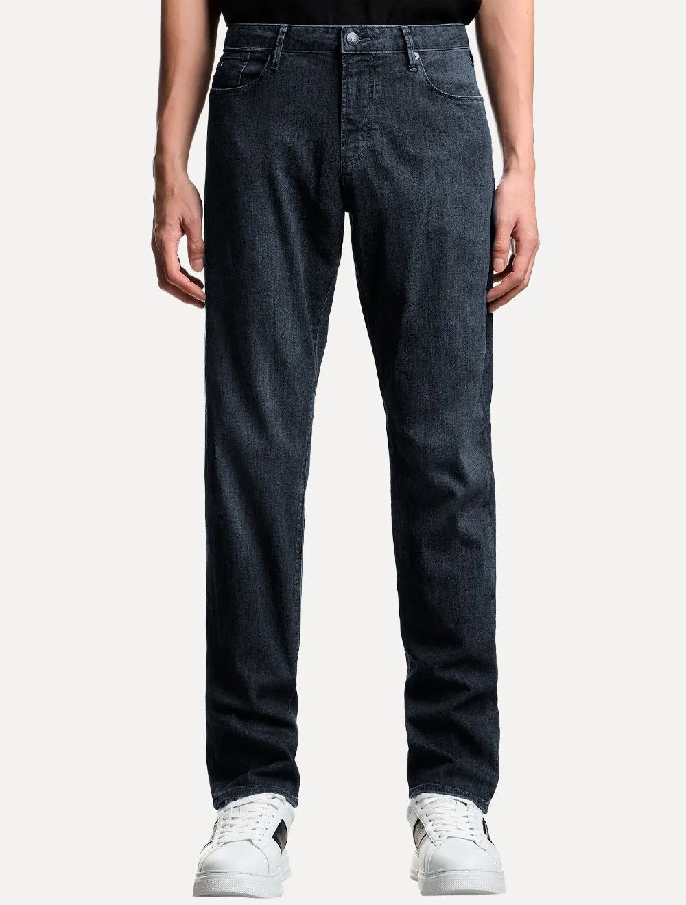 Calça Jeans Empório Armani Masculina J06 Slim Fit 5 Pockets Azul Marinho