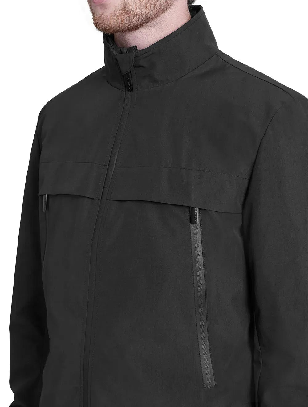 Jaqueta Aramis Masculina Nylon Bomber 3 IN 1 Liquid Repeller Preta