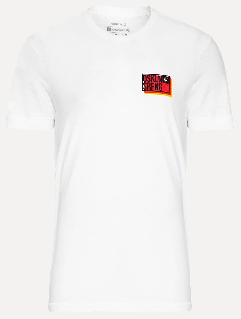 Camiseta Osklen Masculina Rough Osklnsrfng Off-White