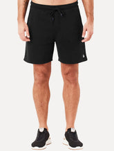 Bermuda Original Penguin Masculina Moletom Slim Patch Preta