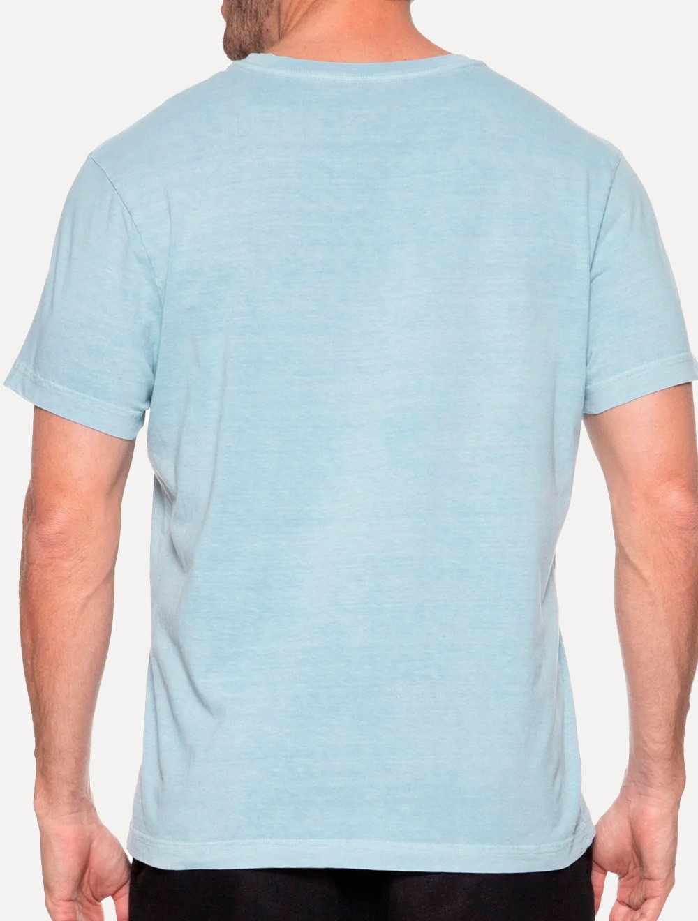 Camiseta Osklen Masculina Regular Stone Kiteicon Azul Claro