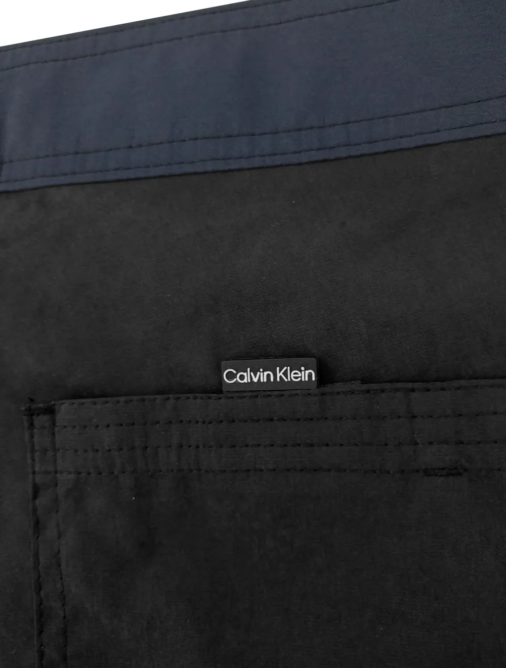 Bermuda Calvin Klein Swimwear D'Água Cupro Tag Chumbo
