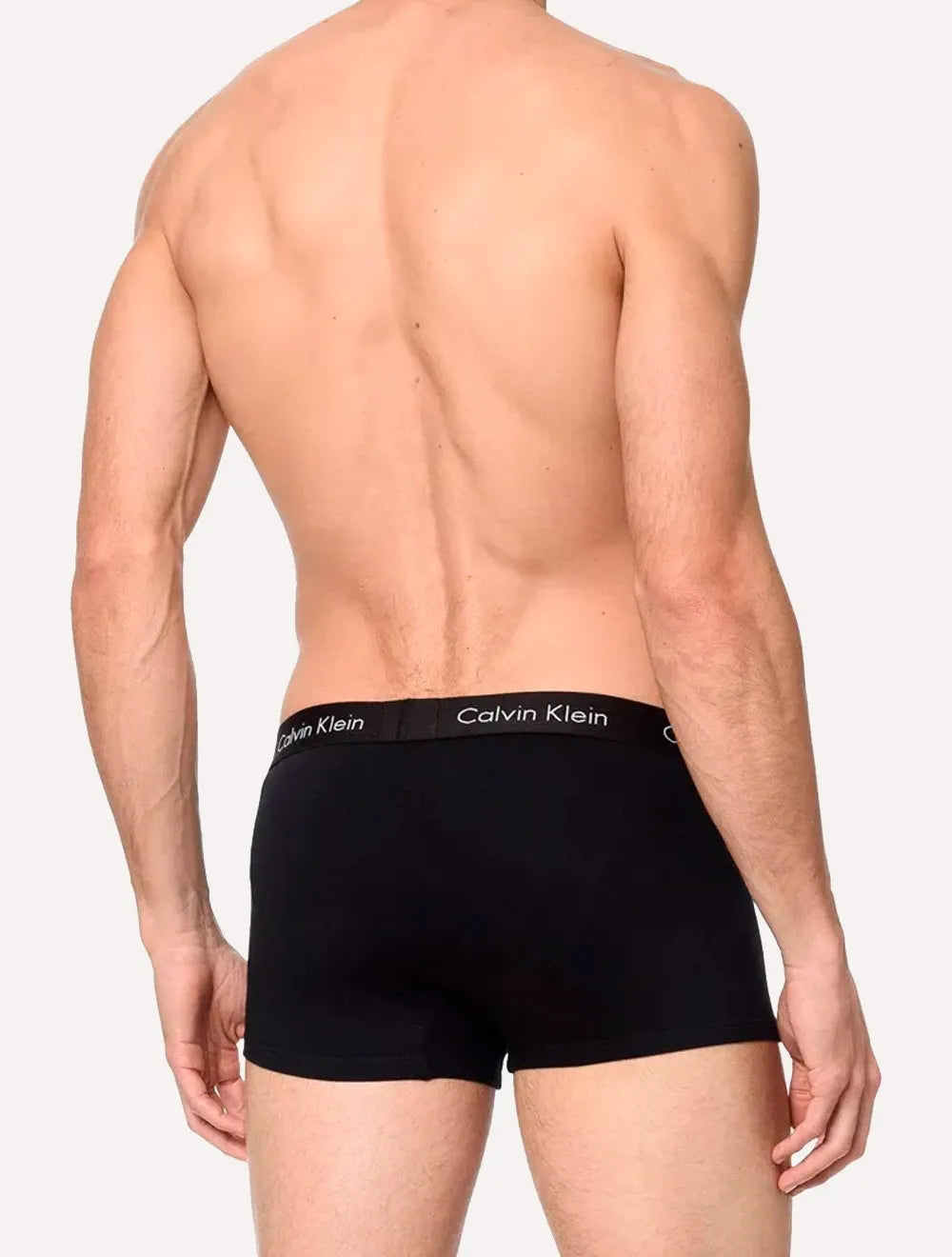 Cuecas Calvin Klein Low Rise Trunk Preta Pack 4UN