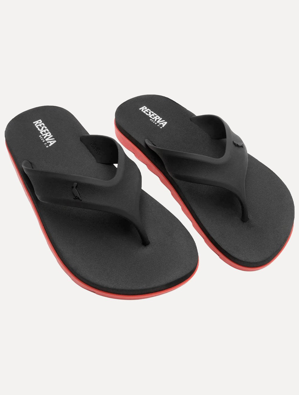 Chinelo Reserva Masculino RSV Deck Rubber Vernelho/ Preto