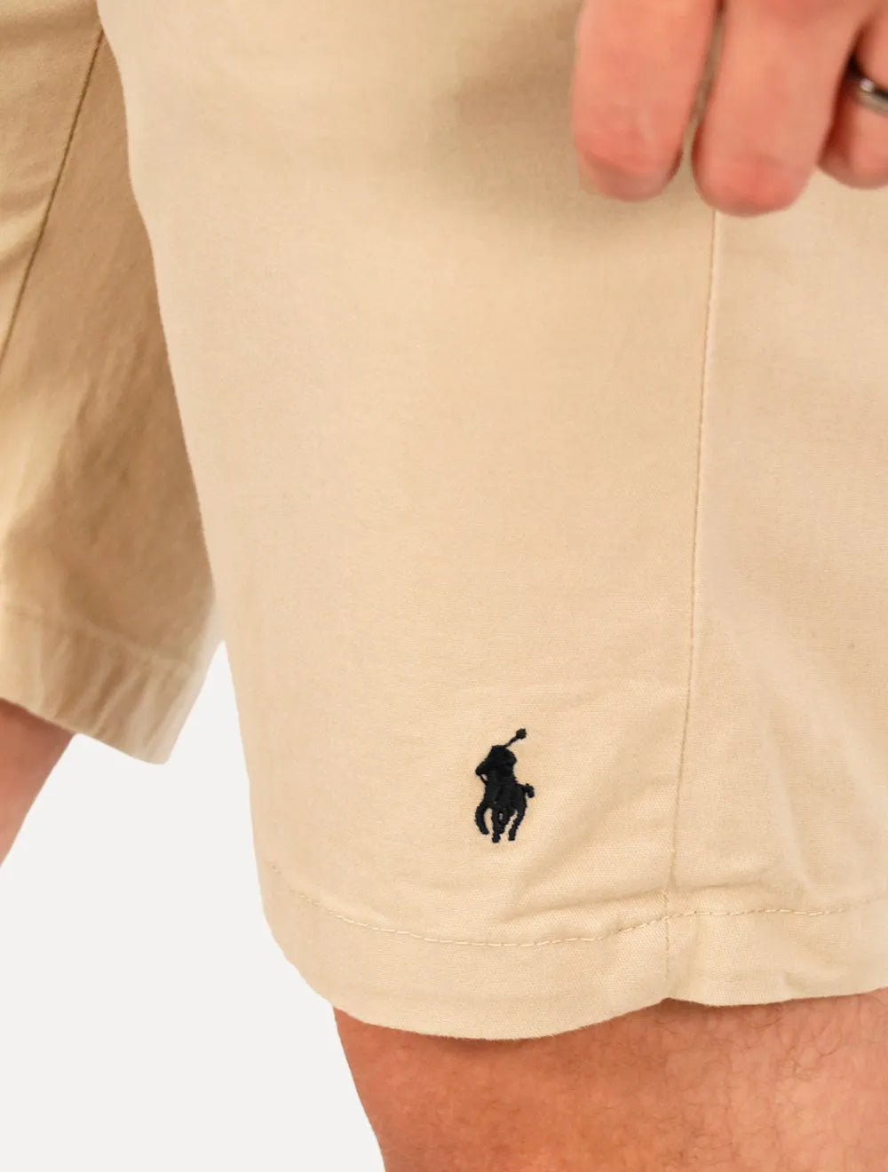 Bermuda Ralph Lauren Masculina Sarja Chino Creme