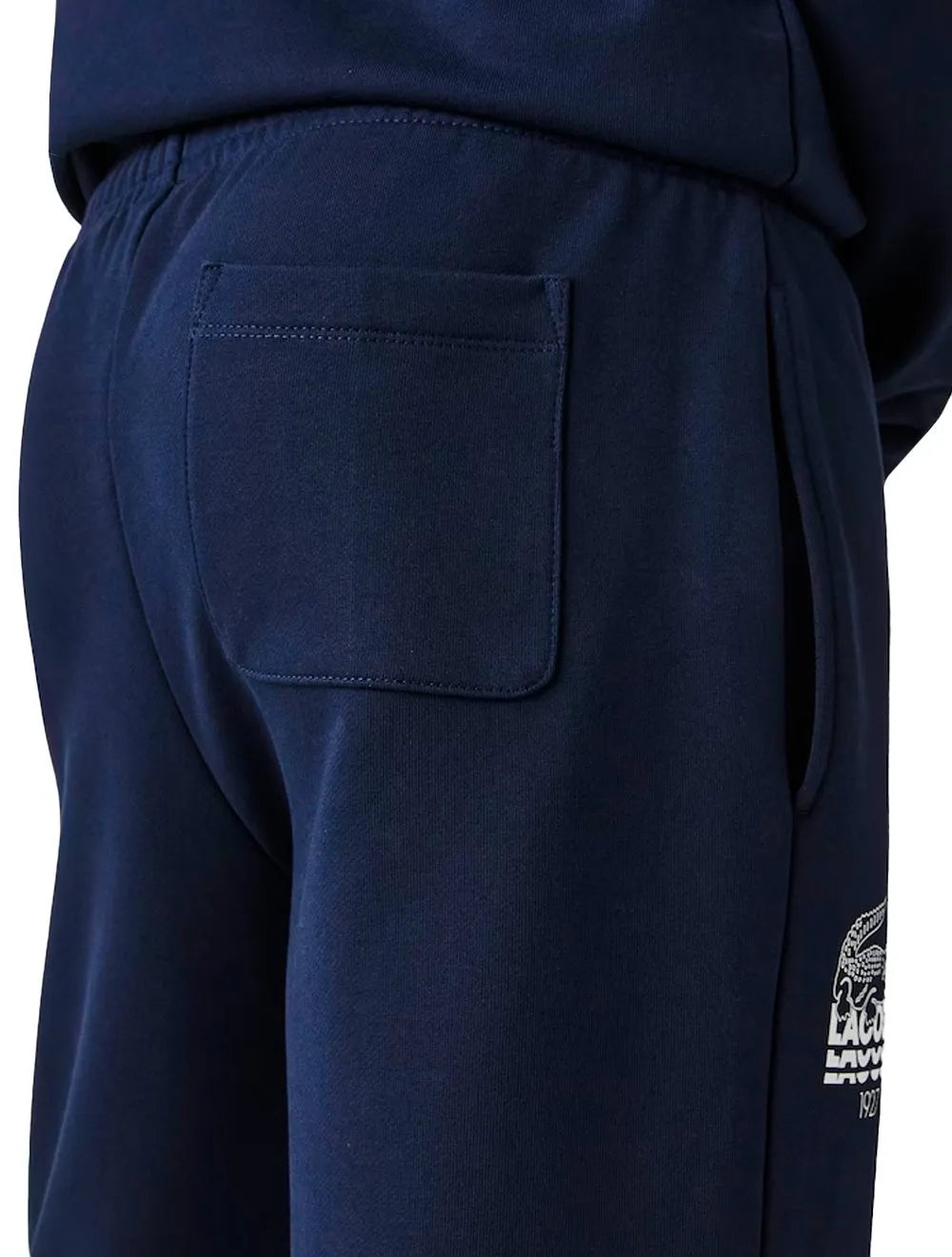 Calça Lacoste Moletom Masculina Croco Logo 1927 Azul Marinho