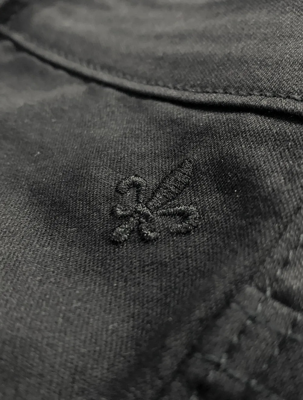 Calça Dudalina Jeans Masculina Slim Acetinada Preta