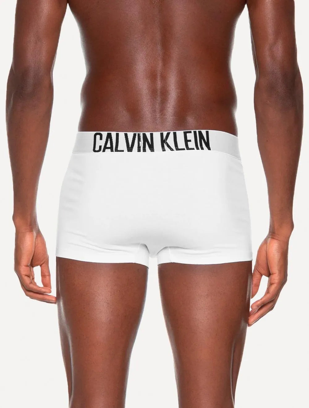 Cueca Calvin Klein Trunk Recycled Intense Power Branca Preta Mescla Pack 3UN