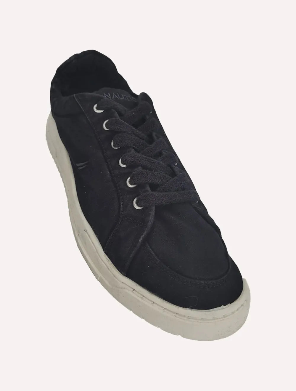 Tênis Nautica Masculino Texitil Logo Fanton Preto