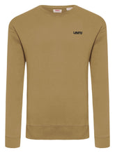 Moletom Levis Masculino Crewneck Fleece Embroidered Cáqui
