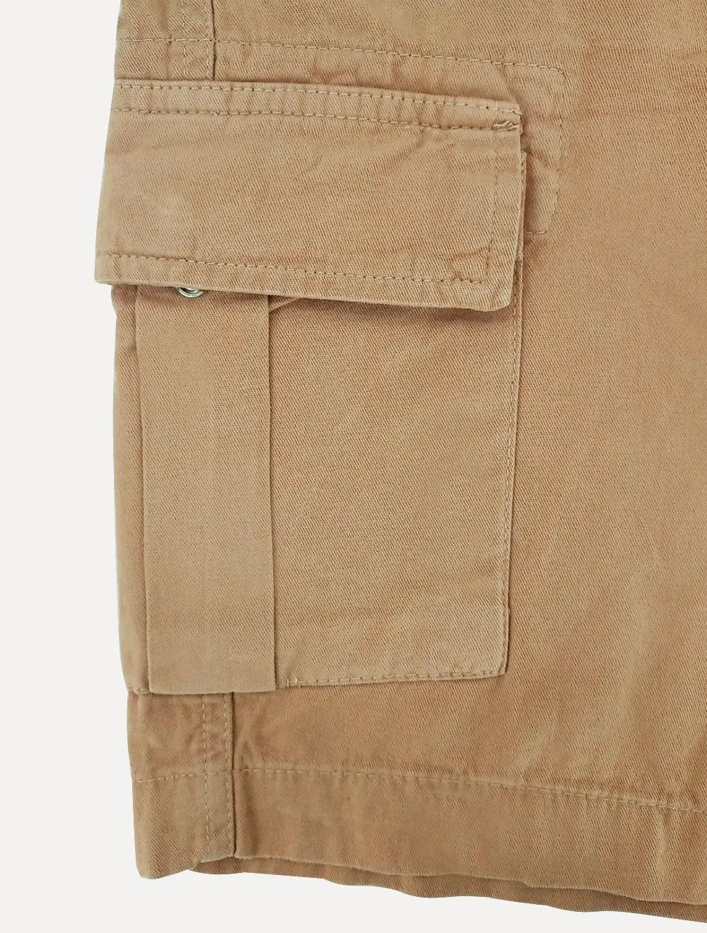 Bermuda Calvin Klein Jeans Masculina Color Cargo Marrom Claro