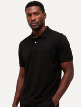 Polo Aramis Masculina Regular Basic Piquet Surton Dark Logo Preto